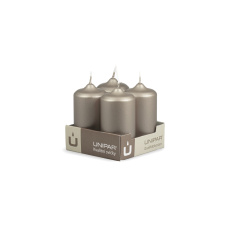Svíčka adventní - METAL M131 Cylinder 40x80 mm - 4 ks modrá Svíčka adventní - METAL M131 Cylinder 40x80 mm - 4 ks modrá