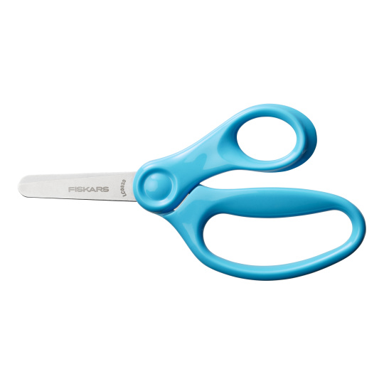 Nůžky dětské se zaoblenou špičkou  tyrkysové 13 cm (6+) 1064072 - Fiskars
