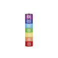 Svíčka Chakra Ornament Pillar 60x250 mm - duhová