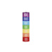 Svíčka Chakra Ornament Pillar 60x250 mm - duhová