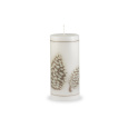 Svíčka Cone Pillar 90x200 mm - krémová