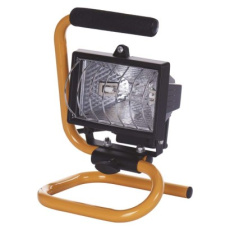Halogenový reflektor 150W černý s držákem Halogenový reflektor 150W černý s držákem