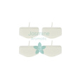 Svíčka Wellness Refill Aromatic Jasmine Square 60x60x30 mm - bílá