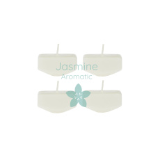 Svíčka Wellness Refill Aromatic Jasmine Square 60x60x30 mm - bílá Svíčka Wellness Refill Aromatic Jasmine Square 60x60x30 mm - bílá