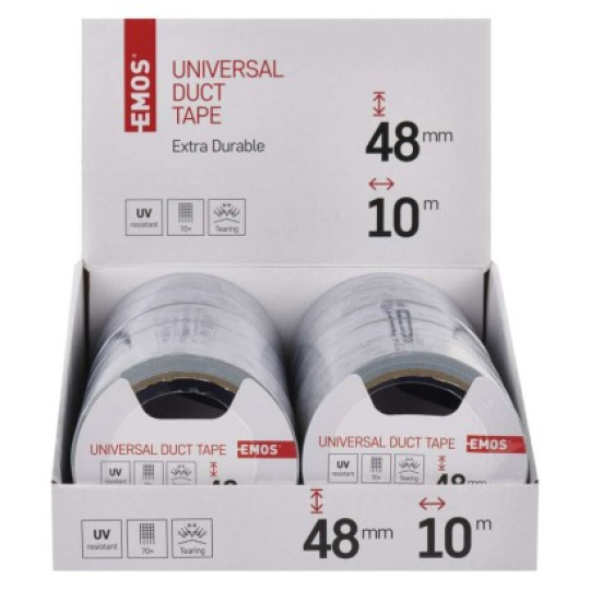 Univerzální páska 48mm / 10m DUCT TAPE, 10 ks, display box - 10ks