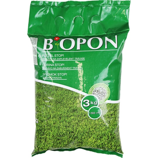 Bopon - hnojivo na trávníky - zaplevelený 3 kg BROS