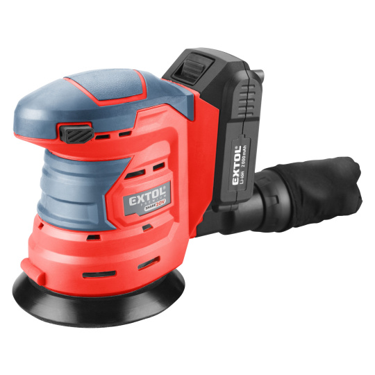 bruska excentrická aku SHARE20V, 125mm, 20V Li-ion, 2Ah