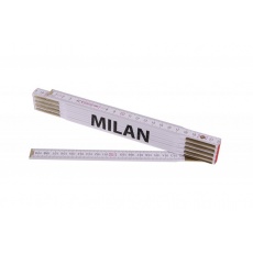 Metr skládací 2m MILAN (PROFI, bílý, dřevo) Metr skládací 2m MILAN (PROFI, bílý, dřevo)