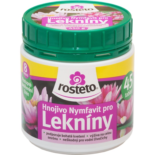 Nymfavit Rosteto - hnojivo na lekníny 450 g