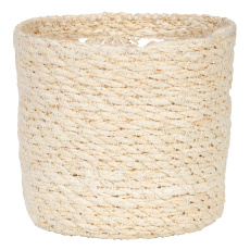 Košík z mořské trávy 508 přírodní 15 - s fóliovou vložkou