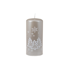 Svíčka vánoční Winter Forest Pillar 70 x 150 mm - mocca Svíčka vánoční Winter Forest Pillar 70 x 150 mm - mocca