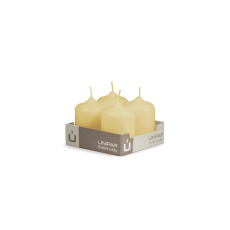 Svíčka adventní - MAT N14 Cylinder 40x60 mm - 4 ks žlutá Svíčka adventní - MAT N14 Cylinder 40x60 mm - 4 ks žlutá