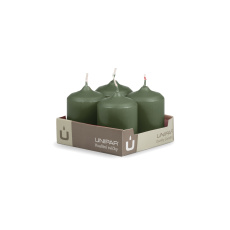 Svíčka adventní - MAT N83 Cylinder 50x70 mm - 4 ks zelená Svíčka adventní - MAT N83 Cylinder 50x70 mm - 4 ks zelená