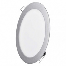 LED panel 225mm, kruhový vestavný stříbrný, 18W neutr. bílá LED panel 225mm, kruhový vestavný stříbrný, 18W neutr. bílá