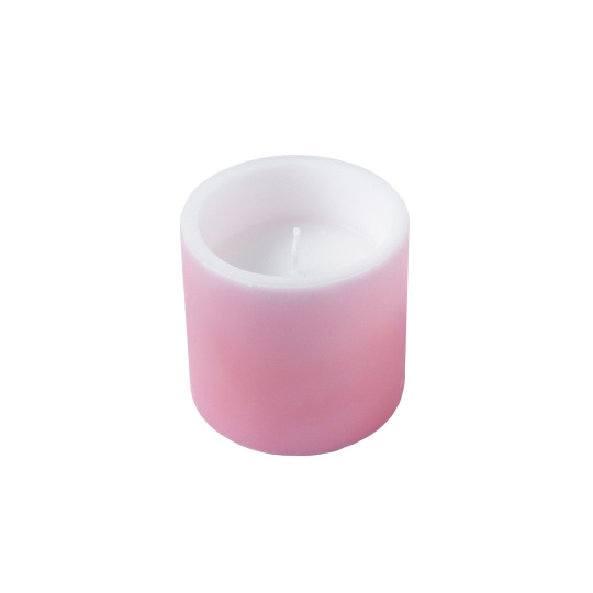 Svíčka venkovní Outdoor Candle Pillar 100x90 mm - růžová