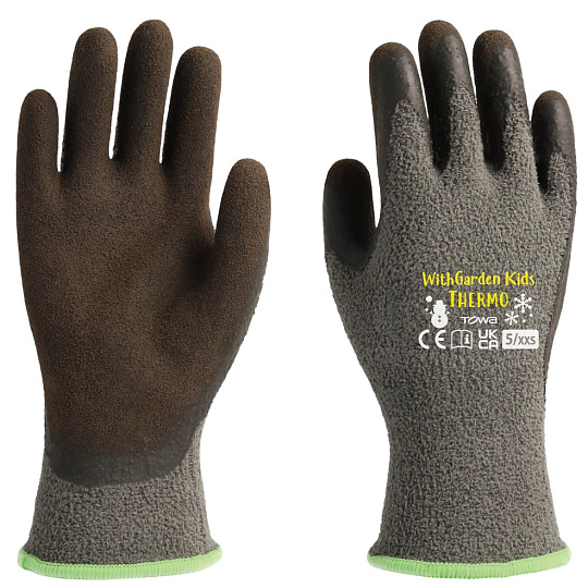 Rukavice dětské Kids Thermo šedé vel. 6/XS Rosteto