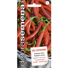Dobrá semena Paprika zel. - De Cayenne, chilli 0,4g Dobrá semena Paprika zel. - De Cayenne, chilli 0,4g