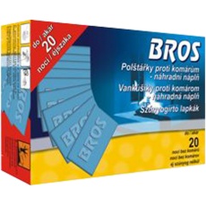 Bros - náhradní polštářky proti komárům 20 ks