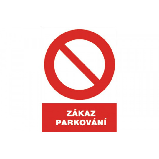 Tabulka zákaz parkování 12142