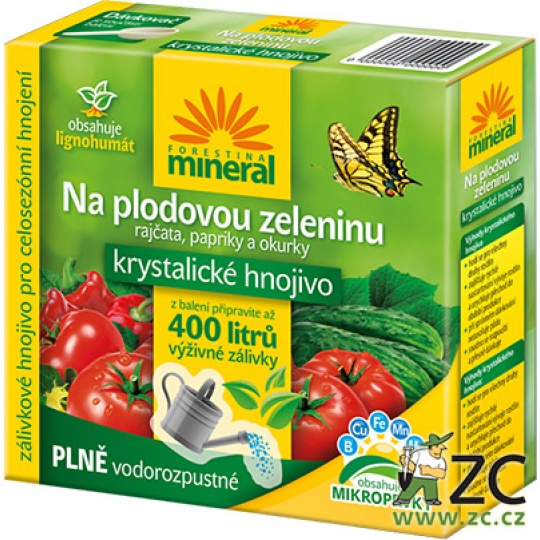 Krystalické hnojivo s lignohumátem - Na plodovou zeleninu 400 g