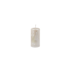 Svíčka vánoční Snowing Pillar 50 x 100 mm - stříbrná Svíčka vánoční Snowing Pillar 50 x 100 mm - stříbrná