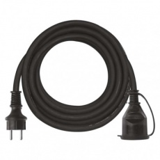 Prodlužovací kabel gumový – spojka, 5m, 3× 1,5mm2 Prodlužovací kabel gumový – spojka, 5m, 3× 1,5mm2