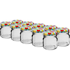 Sklenice šroubovací 30 ml s víčkem 43 (10 ks)