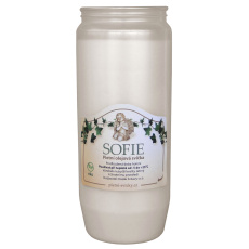 Svíčka olejová Sofie - 240 g bílá Svíčka olejová Sofie - 240 g bílá