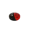 Svíčka plovoucí Ladybird 70x25 mm - červenočerná