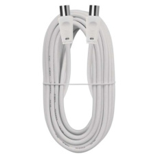 Anténní koaxiální kabel stíněný 7,5m – rovné vidlice