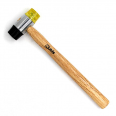 Kladivo palice s dřevěnou násadou pr. 35mm hlava z gumy a plastu 