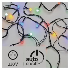 LED vánoční cherry řetěz – kuličky, 30m, multicolor, časovač LED vánoční cherry řetěz – kuličky, 30m, multicolor, časovač
