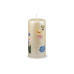 Svíčka Flower Paradise Pillar 70x150 mm - krémová metalíza