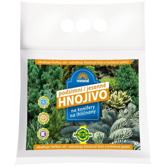 Hnojivo podzimní - jehličnany 2,5 kg