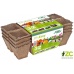 Rašelinový kontejner Jiffystrips® 6-32, 5 x 6 cm - plato 8 ks, 4 plata v balení