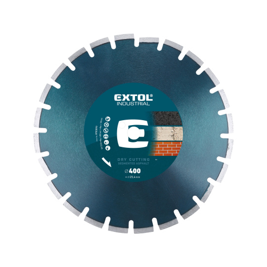 kotouč diamantový řezný segmentový na ASFALT, suché řezání, O 400x25,4x3,6mm