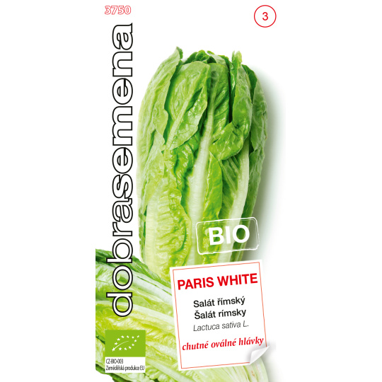 Dobrá semena BIO Salát římský - Paris White 0,4g