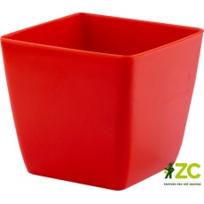 Obal Hyacint - červený 8x8 cm Obal Hyacint - červený 8x8 cm
