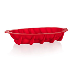BANQUET Forma na vánočku silikonová CULINARIA Red 41 x 20 x 7 cm BANQUET Forma na vánočku silikonová CULINARIA Red 41 x 20 x 7 cm