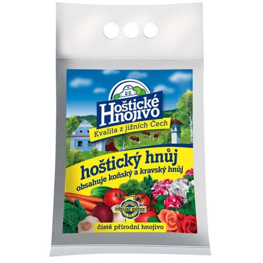 Hoštický hnůj - 3 kg s rohovinou