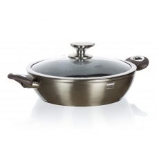 BANQUET Pánev Paella s nepřilnavým povrchem METALLIC PLATINUM 28 x 7,8 cm BANQUET Pánev Paella s nepřilnavým povrchem METALLIC PLATINUM 28 x 7,8 cm