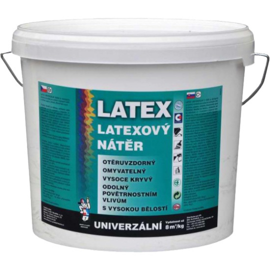 Latexový nátěr univerzální bílý 5 kg