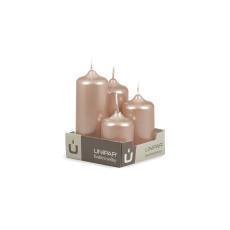 Svíčka adventní - METAL M55 Cylinder Cascada - 4 ks krémová Svíčka adventní - METAL M55 Cylinder Cascada - 4 ks krémová