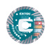 kotouč diamantový řezný, turbo Grind Cut, suché i mokré řezání, O 115x22,2x2,2mm, EXTOL PREMIUM