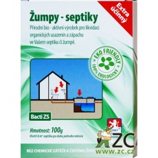 Enzym žumpy a septiky Bacti ZS - 100 g