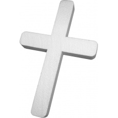 Kříž polystyren - velký 30 x 19 cm