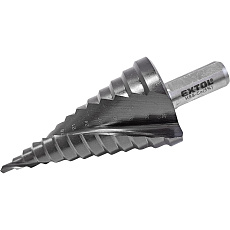 vrták stupňovitý s lamačem třísek, O 4-39mm/po 3mm, HSS-Co vrták stupňovitý s lamačem třísek, O 4-39mm/po 3mm, HSS-Co