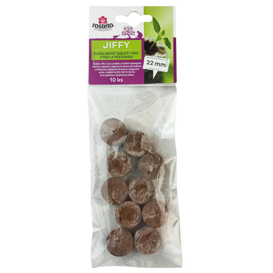 Jiffy Rosteto 22 mm síťka  (10 ks)