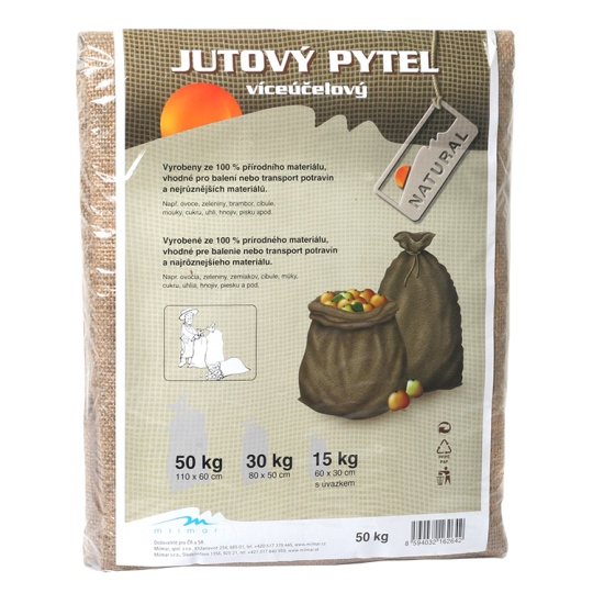 Jutový pytel 50 kg (60x110 cm)