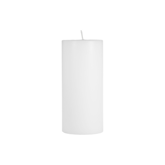 Svíčka Basic Pillar 90x200 mm - bílá